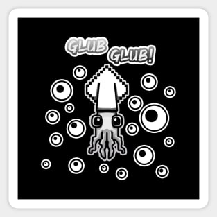 Cartoon squid Sticker